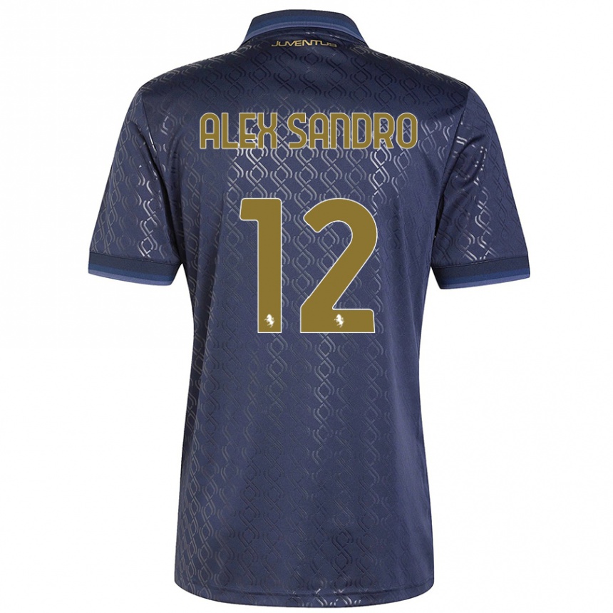 Enfant Football Maillot Alex Sandro #12 Bleu Marine Troisieme 2024/25