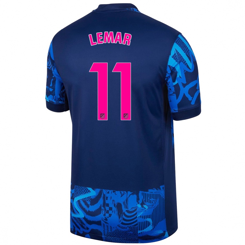 Enfant Football Maillot Thomas Lemar #11 Bleu Royal Troisieme 2024/25