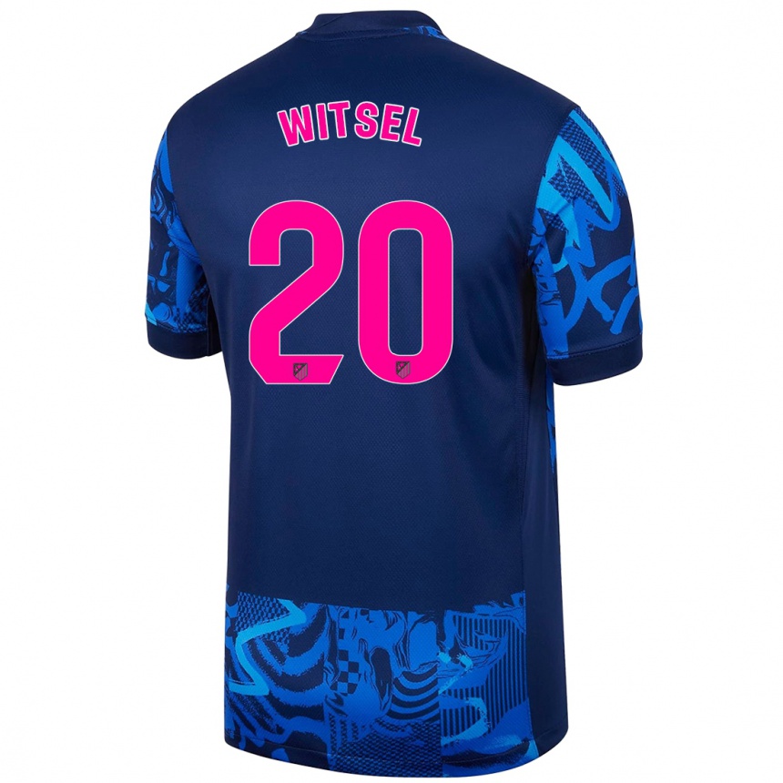 Enfant Football Maillot Axel Witsel #20 Bleu Royal Troisieme 2024/25