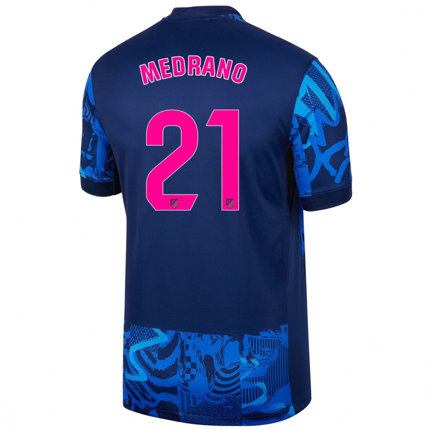 Enfant Football Maillot Fernando Medrano #21 Bleu Royal Troisieme 2024/25