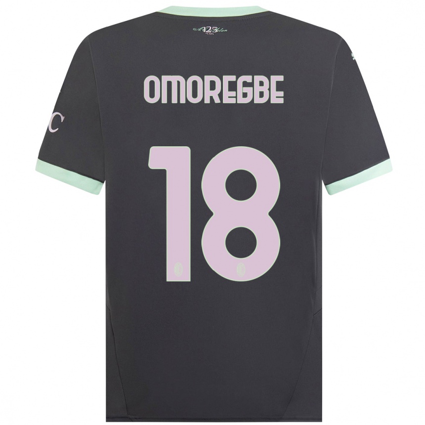 Enfant Football Maillot Bob Murphy Omoregbe #18 Gris Troisieme 2024/25