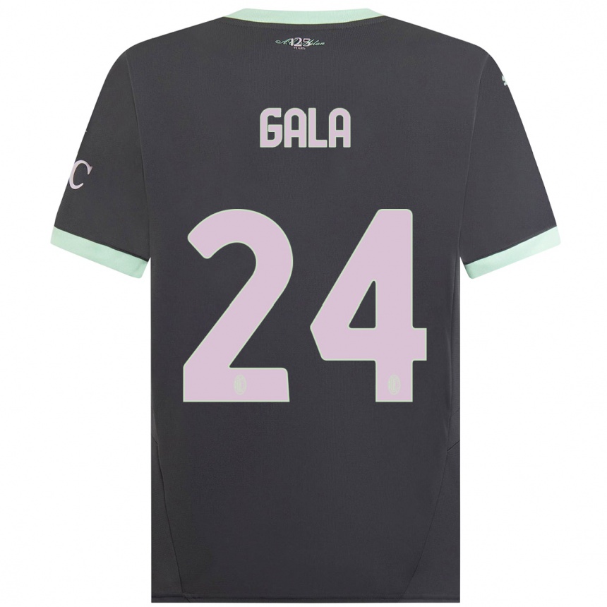 Enfant Football Maillot Antonio Gala #24 Gris Troisieme 2024/25