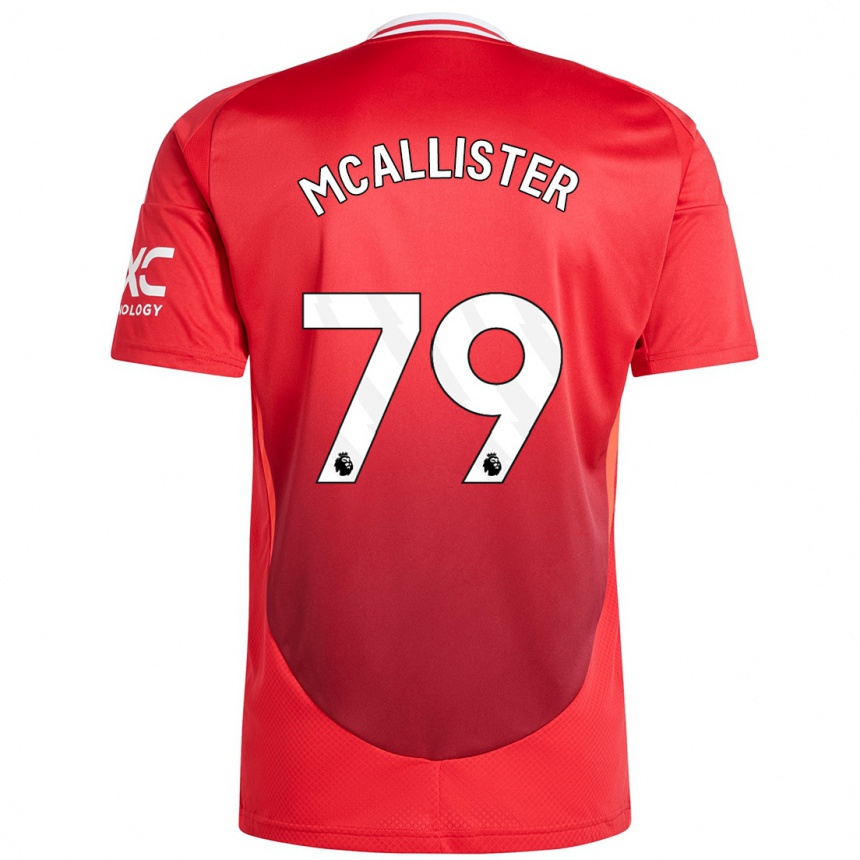 Homme Football Maillot Finley Mcallister #79 Rouge Vif Tenues Domicile 2024/25