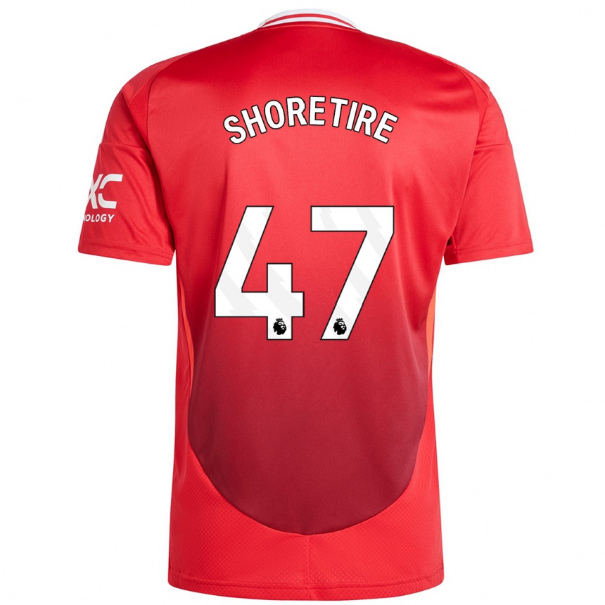 Homme Football Maillot Shola Shoretire #47 Rouge Vif Tenues Domicile 2024/25