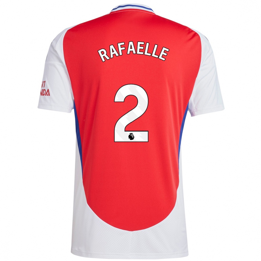 Homme Football Maillot Rafaelle Souza #2 Rouge Blanc Tenues Domicile 2024/25