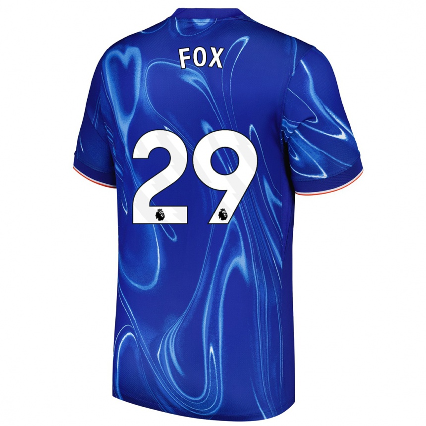 Homme Football Maillot Jorja Fox #29 Bleu Blanc Tenues Domicile 2024/25