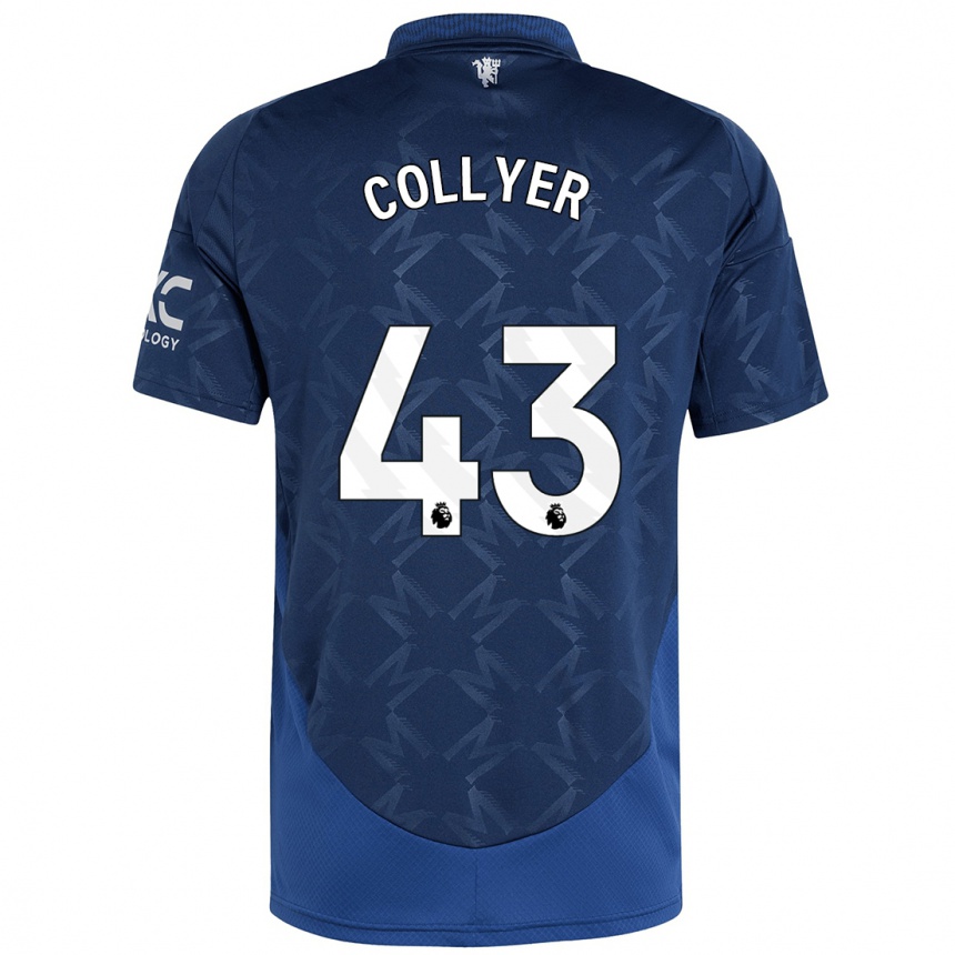 Homme Football Maillot Toby Collyer #43 Indigo Tenues Extérieur 2024/25