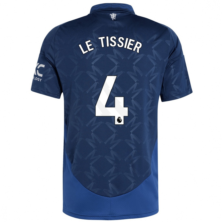 Homme Football Maillot Maya Le Tissier #4 Indigo Tenues Extérieur 2024/25