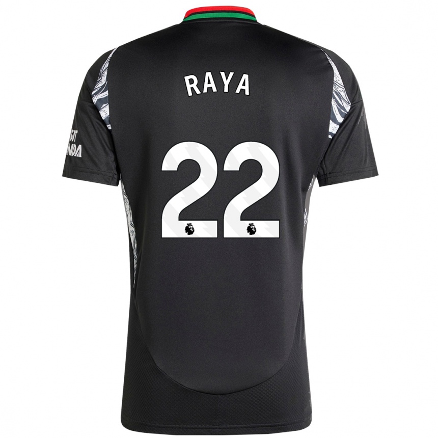 Homme Football Maillot David Raya #22 Noir Tenues Extérieur 2024/25