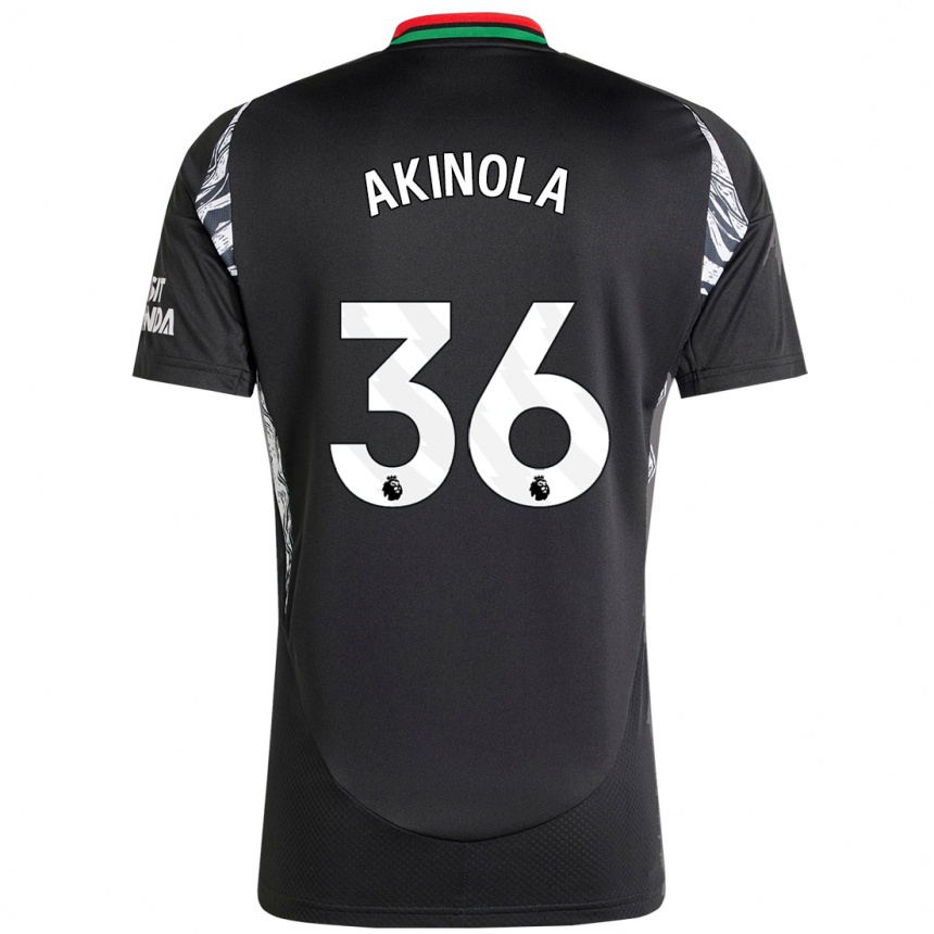 Homme Football Maillot Tim Akinola #36 Noir Tenues Extérieur 2024/25