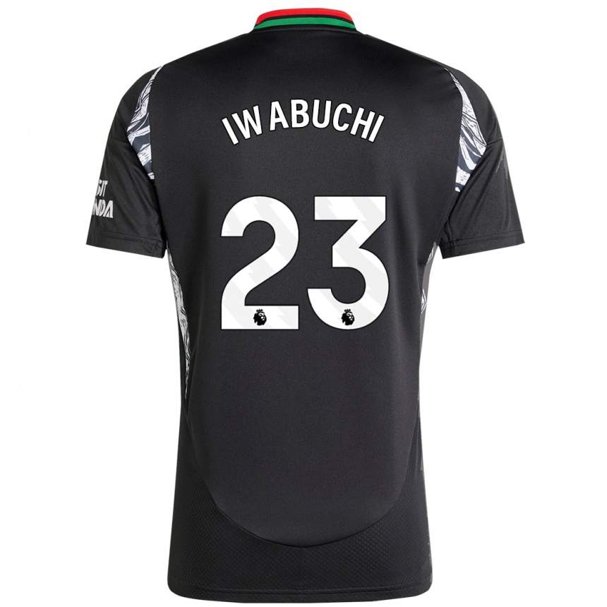 Homme Football Maillot Mana Iwabuchi #23 Noir Tenues Extérieur 2024/25