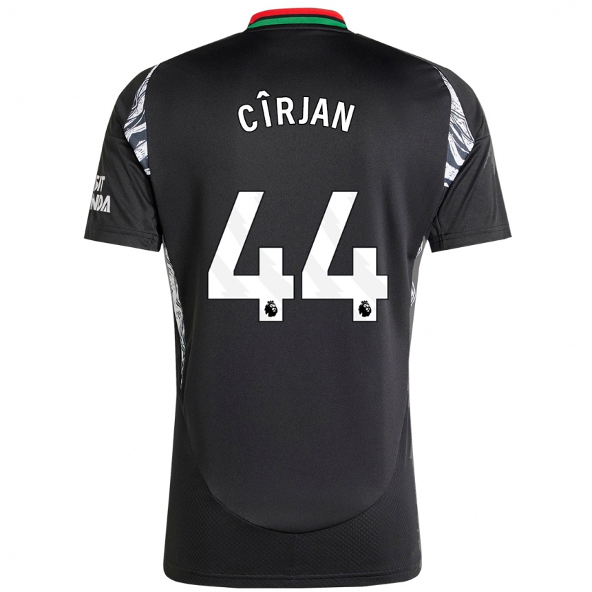 Homme Football Maillot Catalin Cîrjan #44 Noir Tenues Extérieur 2024/25