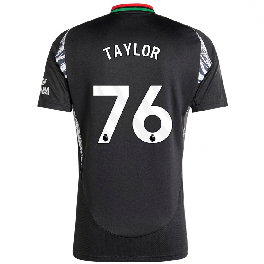 Homme Football Maillot Kido Taylor Hart #76 Noir Tenues Extérieur 2024/25