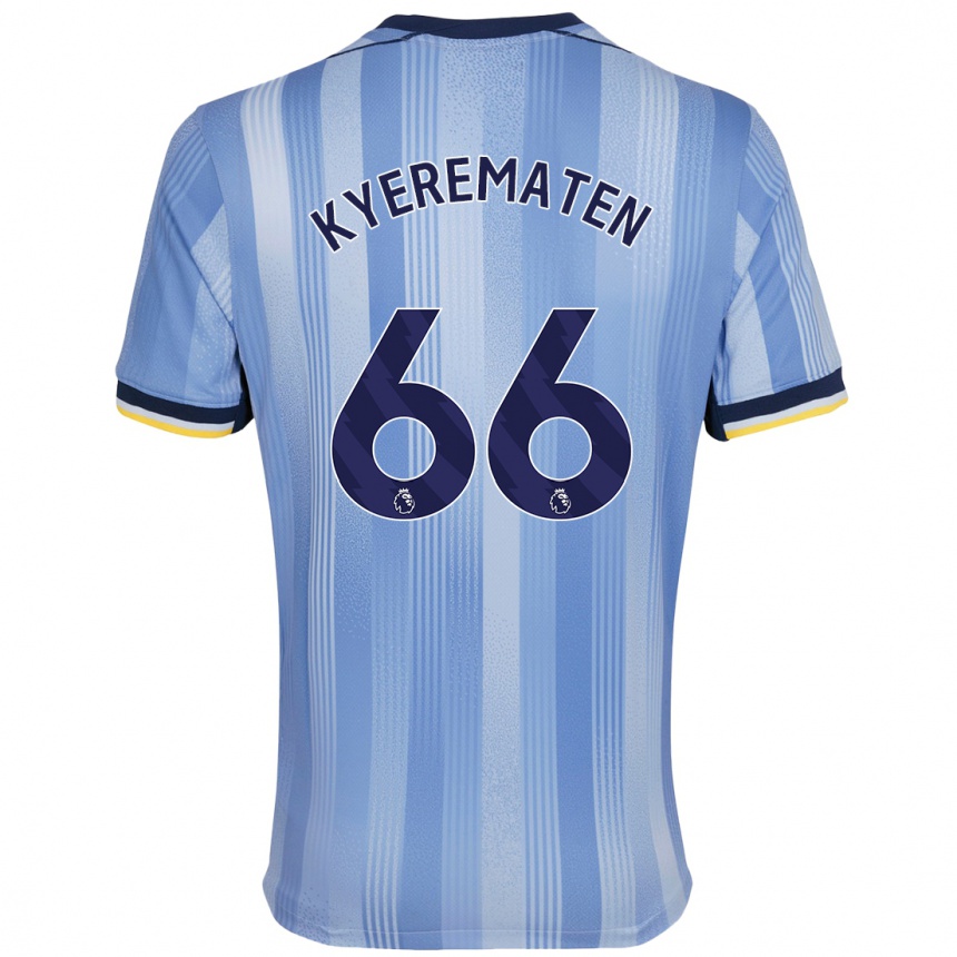 Homme Football Maillot Rio Kyerematen #66 Bleu Clair Tenues Extérieur 2024/25