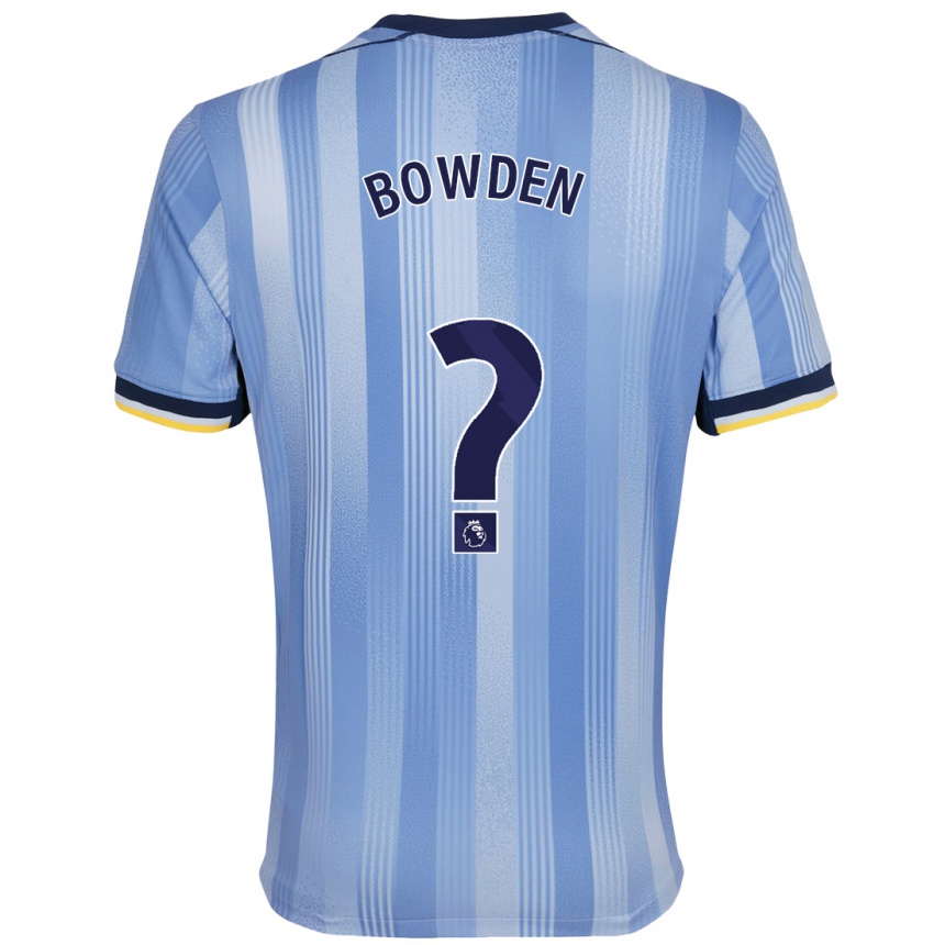 Homme Football Maillot Jamie Bowden #0 Bleu Clair Tenues Extérieur 2024/25