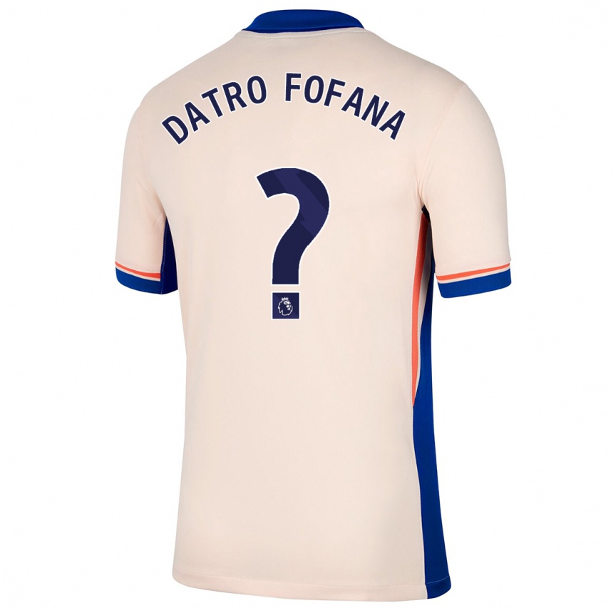 Homme Football Maillot David Datro Fofana #0 Beige Clair Tenues Extérieur 2024/25