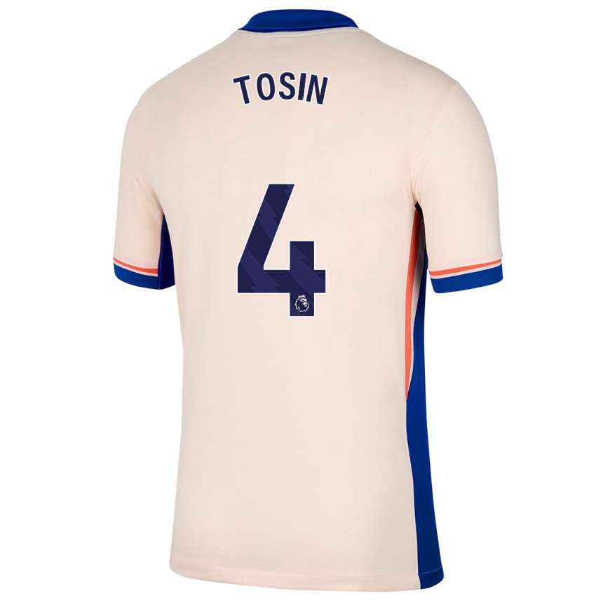 Homme Football Maillot Tosin Adarabioyo #4 Beige Clair Tenues Extérieur 2024/25