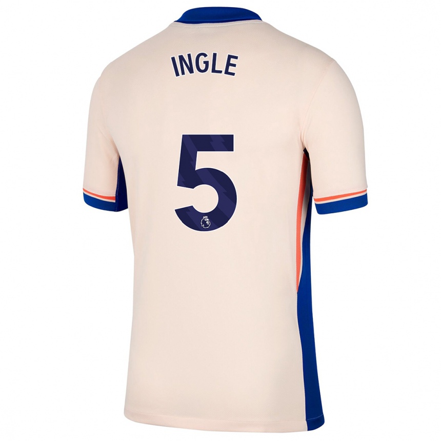 Homme Football Maillot Sophie Ingle #5 Beige Clair Tenues Extérieur 2024/25