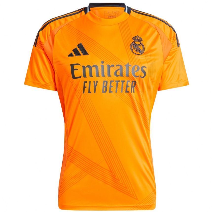 Homme Football Maillot Votre Nom #0 Orange Tenues Extérieur 2024/25