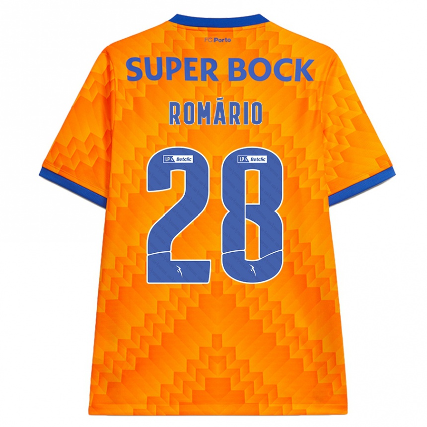 Homme Football Maillot Romário Baró #28 Orange Tenues Extérieur 2024/25