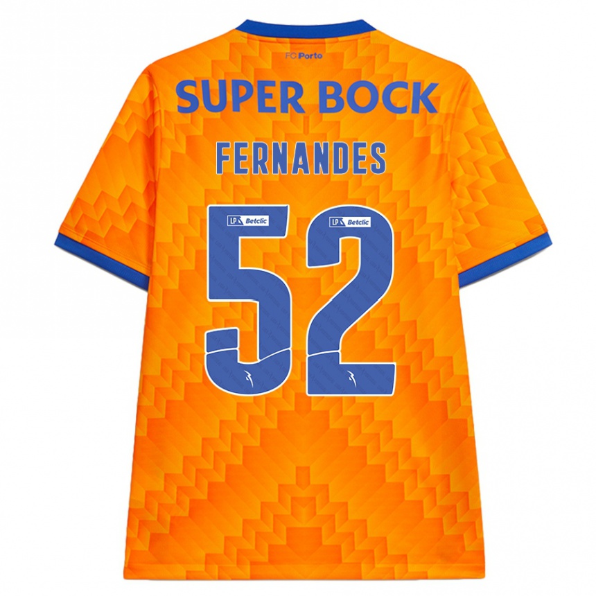 Homme Football Maillot Martim Fernandes #52 Orange Tenues Extérieur 2024/25