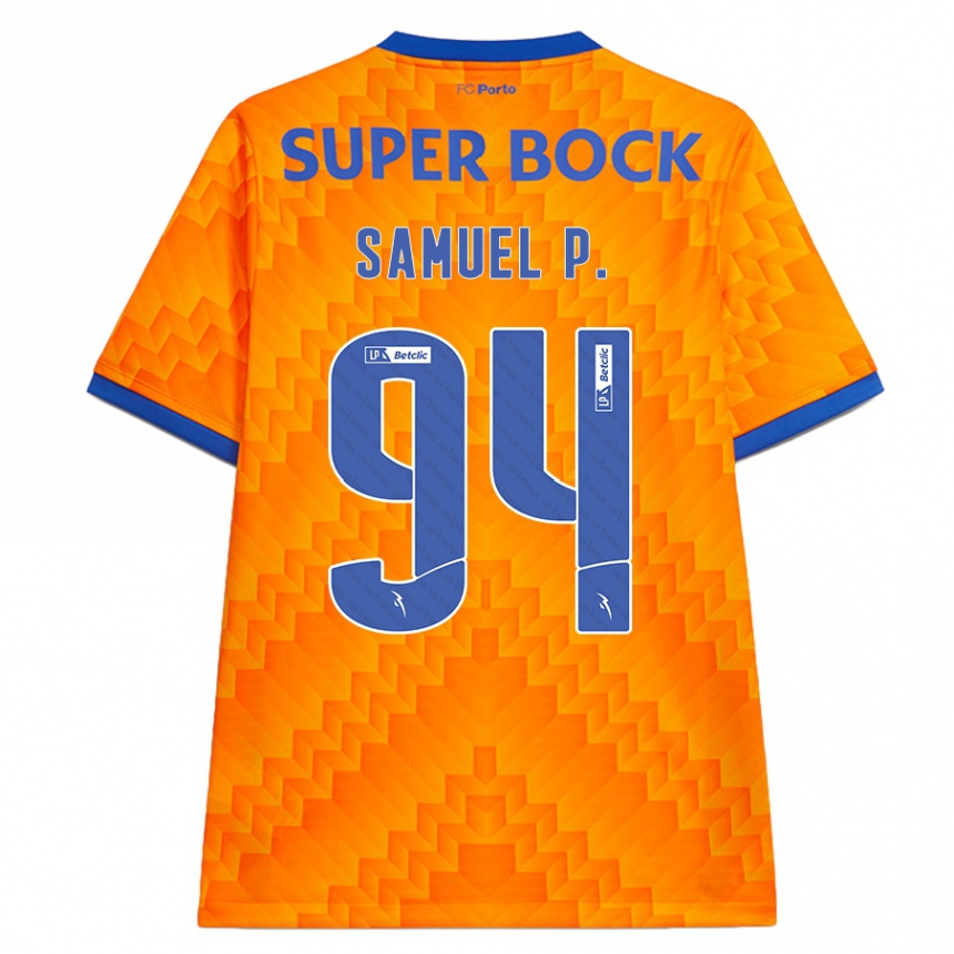 Homme Football Maillot Samuel #94 Orange Tenues Extérieur 2024/25