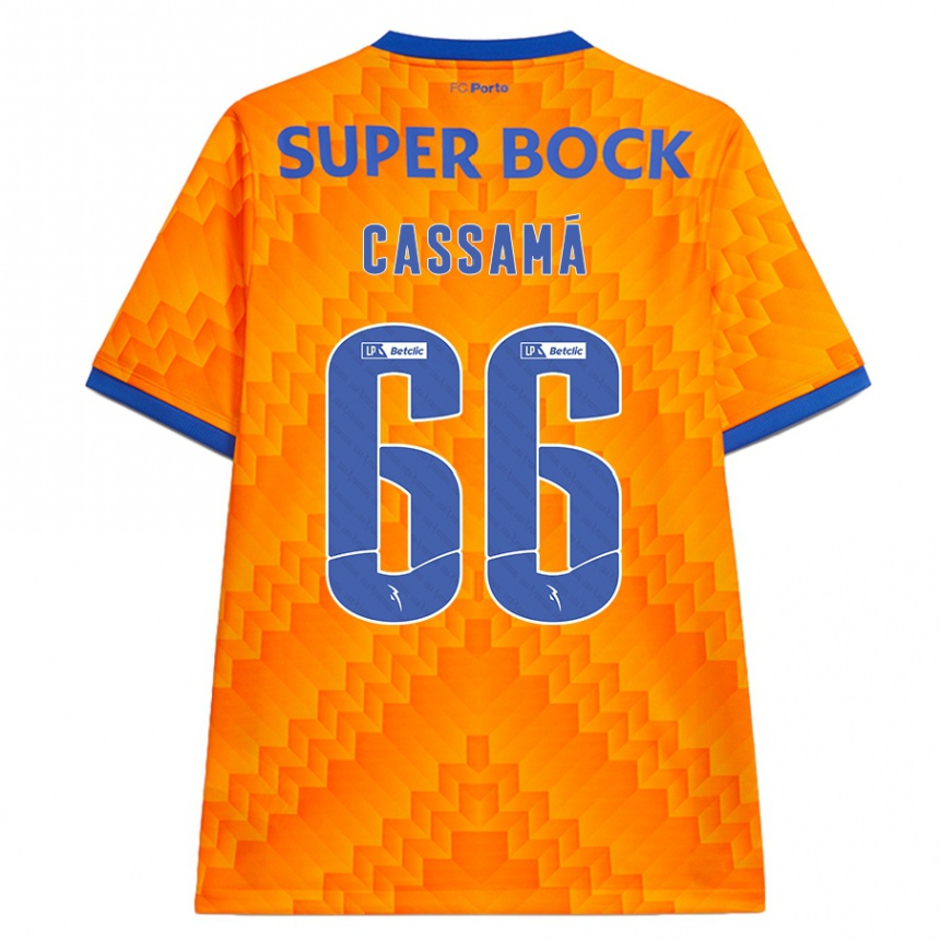 Homme Football Maillot Adramane Cassamá #66 Orange Tenues Extérieur 2024/25