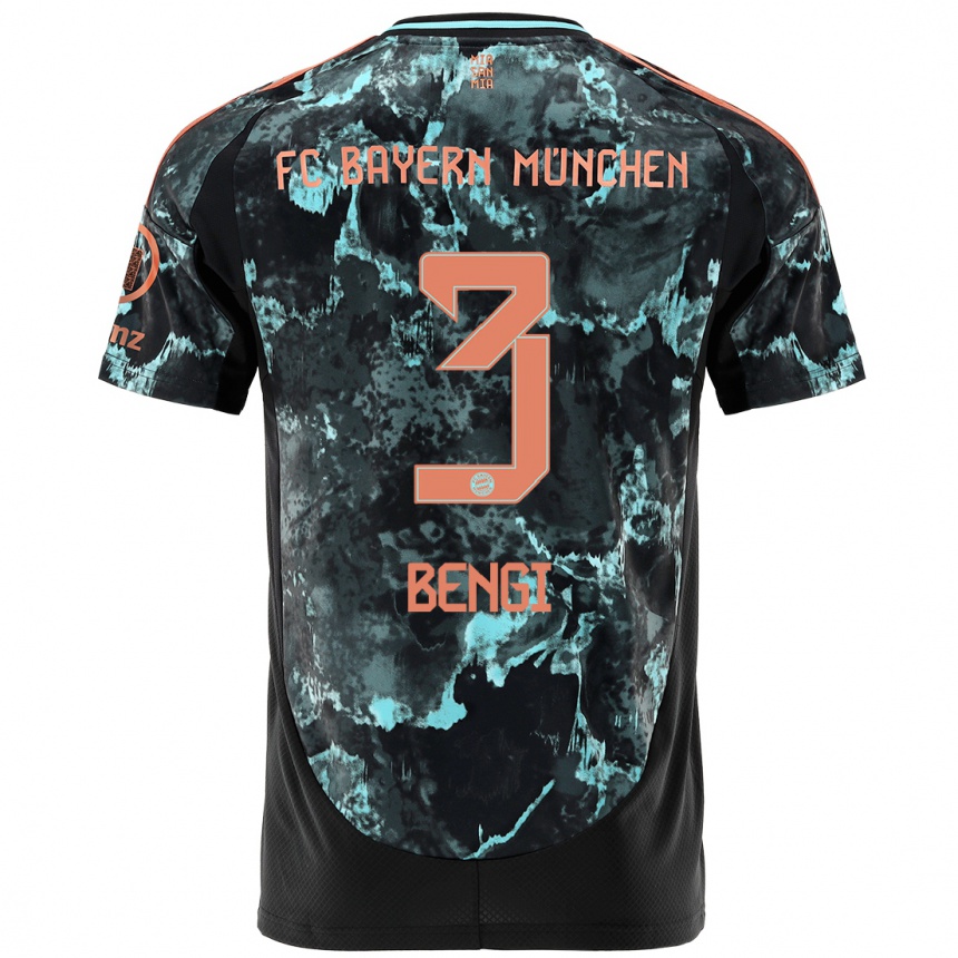 Homme Football Maillot Kaan Bengi #3 Noir Tenues Extérieur 2024/25