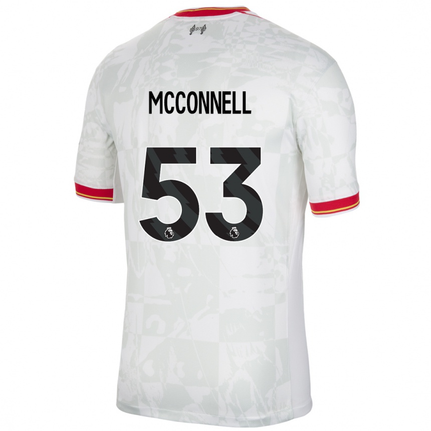 Homme Football Maillot James Mcconnell #53 Blanc Rouge Noir Troisieme 2024/25