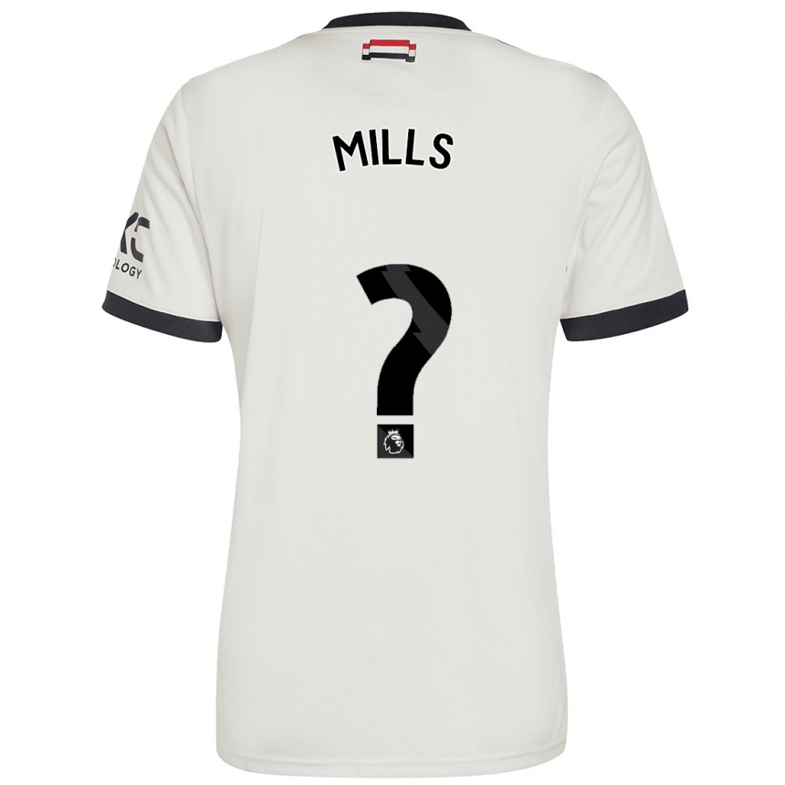 Homme Football Maillot Albert Mills #0 Blanc Cassé Troisieme 2024/25