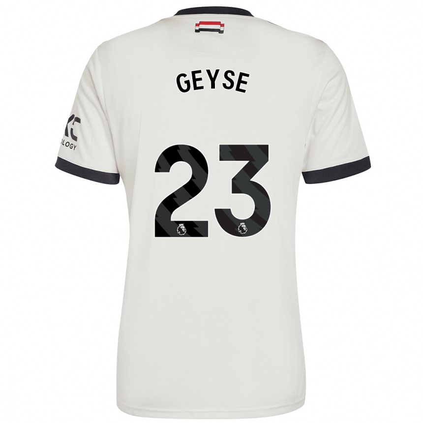 Homme Football Maillot Geyse #23 Blanc Cassé Troisieme 2024/25