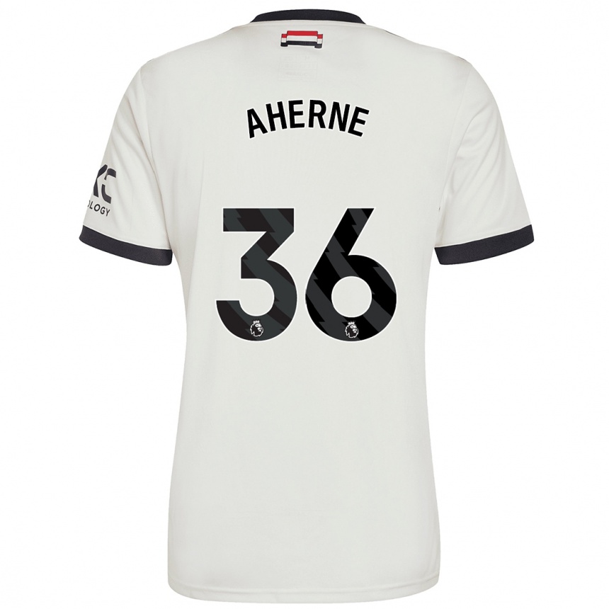 Homme Football Maillot Alyssa Aherne #36 Blanc Cassé Troisieme 2024/25