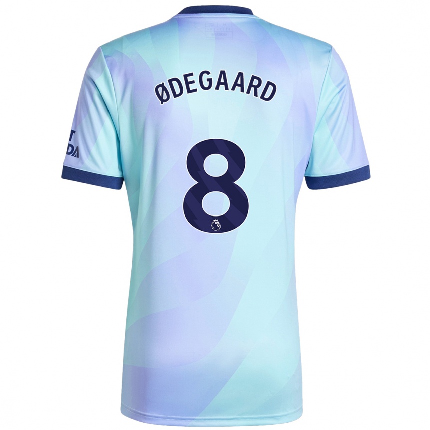 Homme Football Maillot Martin Odegaard #8 Aqua Troisieme 2024/25