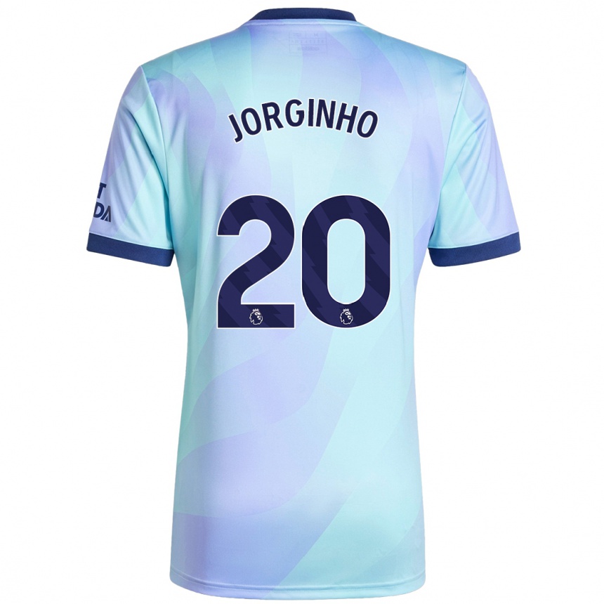 Homme Football Maillot Jorginho #20 Aqua Troisieme 2024/25