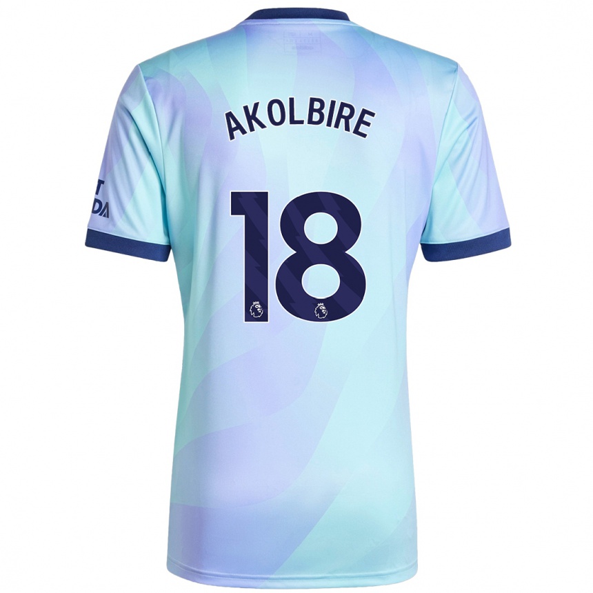 Homme Football Maillot Bless Akolbire #18 Aqua Troisieme 2024/25