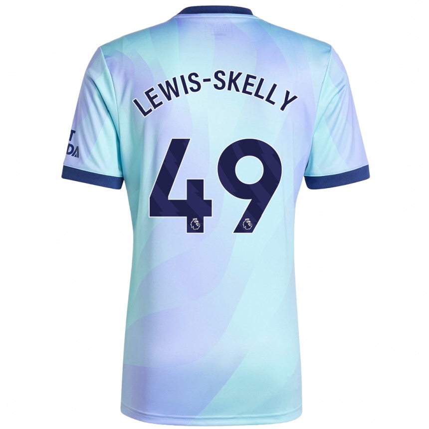 Homme Football Maillot Myles Lewis-Skelly #49 Aqua Troisieme 2024/25