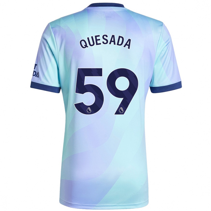 Homme Football Maillot Elián Quesada #59 Aqua Troisieme 2024/25