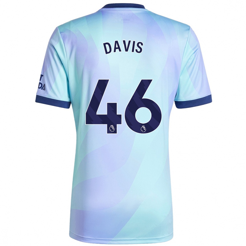 Homme Football Maillot Timi Davis #46 Aqua Troisieme 2024/25