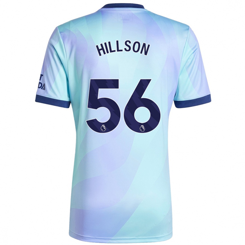 Homme Football Maillot James Hillson #56 Aqua Troisieme 2024/25