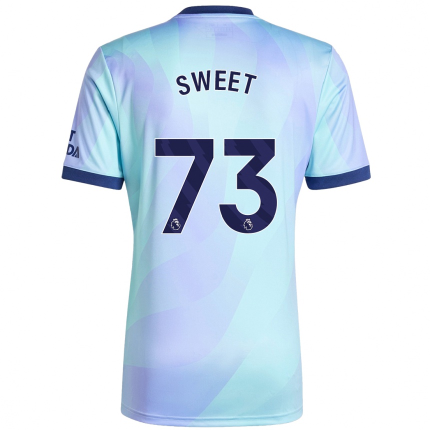 Homme Football Maillot James Sweet #73 Aqua Troisieme 2024/25