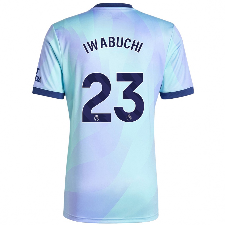 Homme Football Maillot Mana Iwabuchi #23 Aqua Troisieme 2024/25