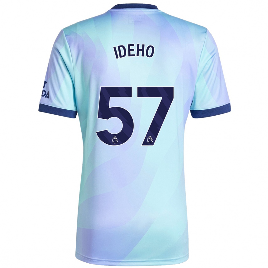 Homme Football Maillot Joel Ideho #57 Aqua Troisieme 2024/25