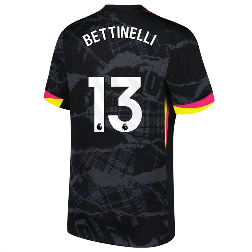 Homme Football Maillot Marcus Bettinelli #13 Noir Rose Troisieme 2024/25