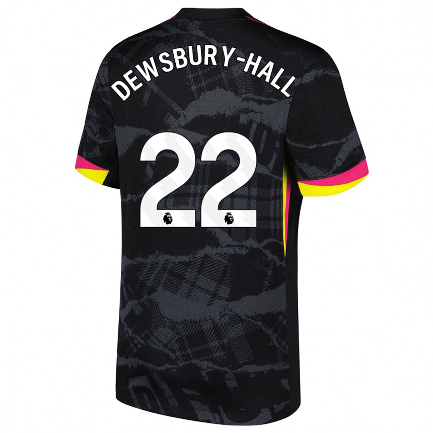 Homme Football Maillot Kiernan Dewsbury-Hall #22 Noir Rose Troisieme 2024/25