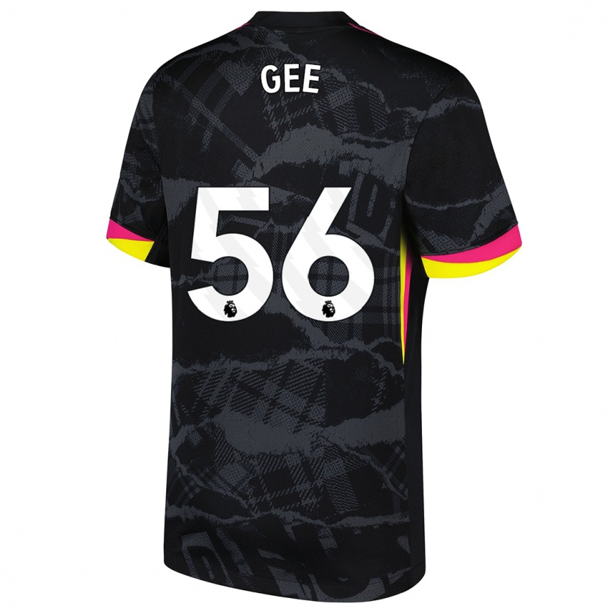 Homme Football Maillot Billy Gee #56 Noir Rose Troisieme 2024/25