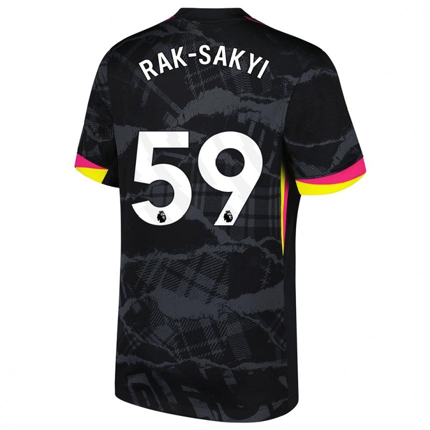 Homme Football Maillot Sam Rak-Sakyi #59 Noir Rose Troisieme 2024/25