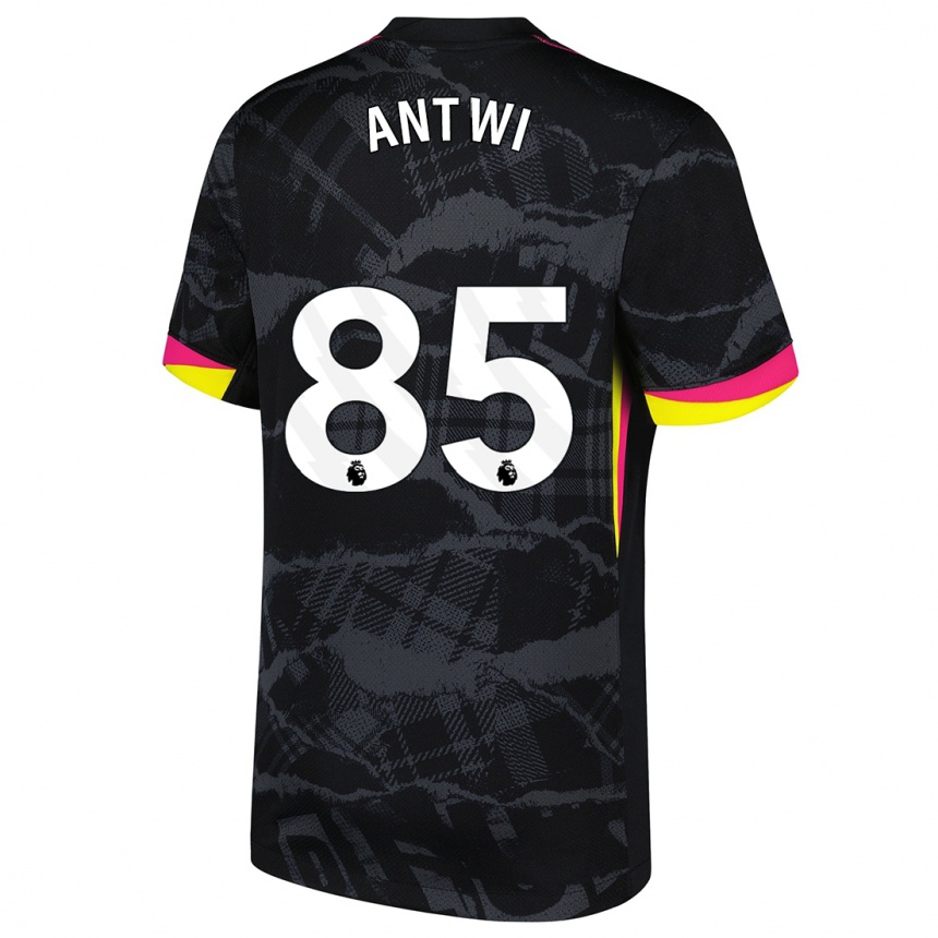 Homme Football Maillot Genesis Antwi #85 Noir Rose Troisieme 2024/25