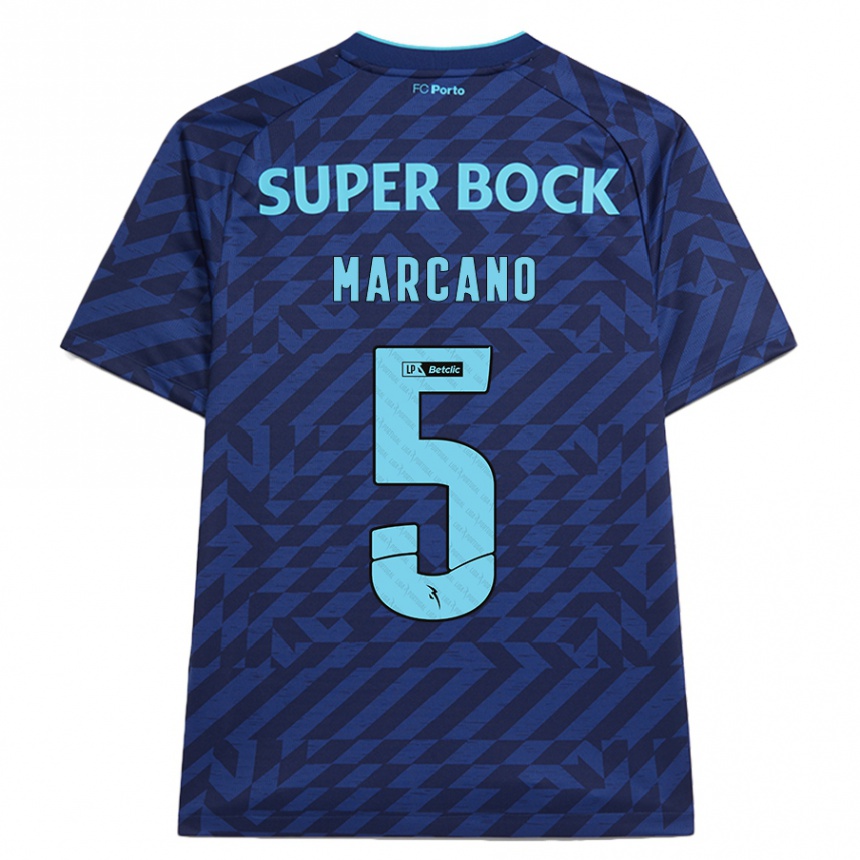 Homme Football Maillot Iván Marcano #5 Bleu Marine Troisieme 2024/25