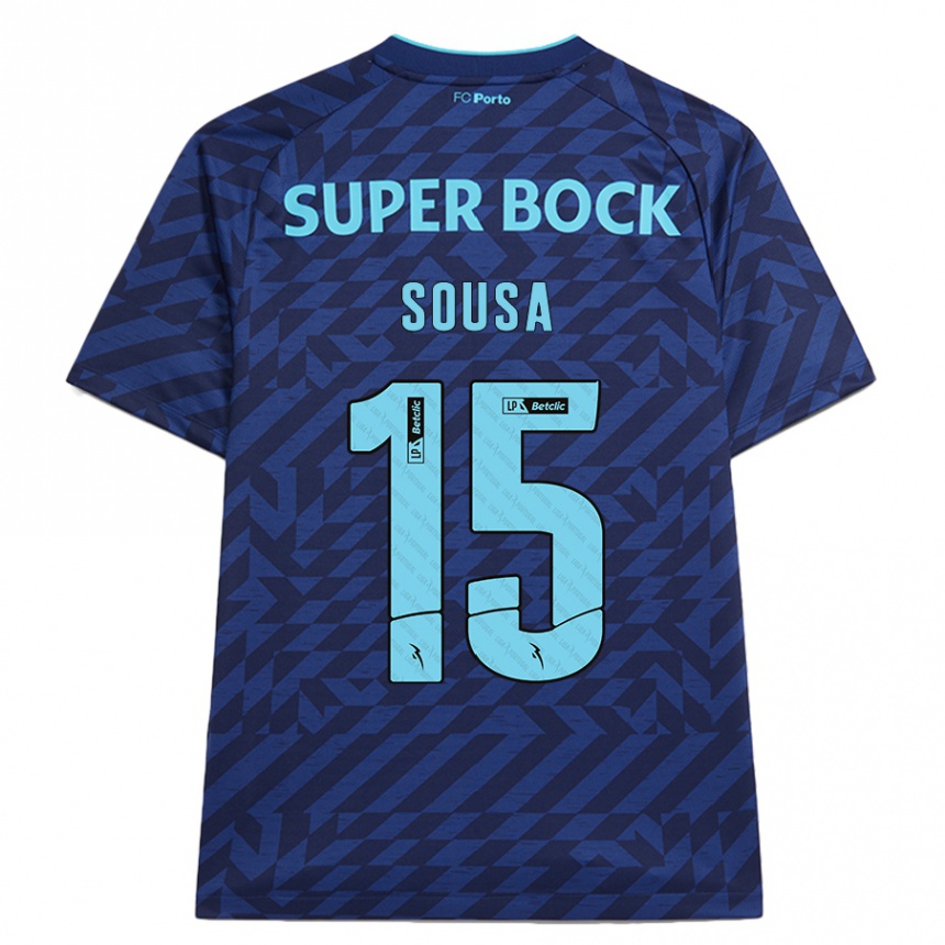 Homme Football Maillot Vasco Sousa #15 Bleu Marine Troisieme 2024/25