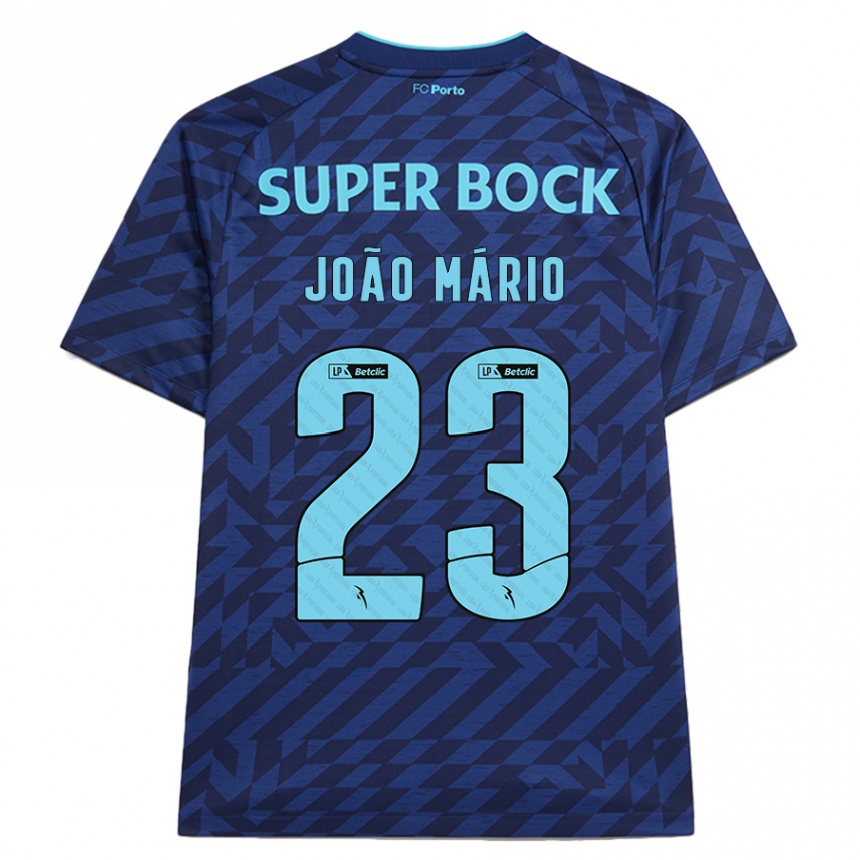 Homme Football Maillot João Mário #23 Bleu Marine Troisieme 2024/25